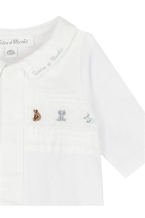 white cotton jumpsuit TARTINE ET CHOCOLAT KIDS | CC540700126E